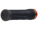 Гріпси RACE FACE CHESTER, 34 мм, Хомут (BLACK) Чорний, Грип (TURQOISE) Бірюзовий (Гумові) — Помаранчевий