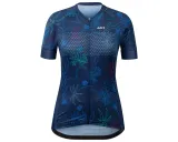 Велофутболка Garneau W District Jersey (BlkFlowe, L) — Blue