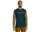 Велофутболка Race Face Indy LS Jersey (Димчастий) M — Сосновий
