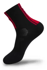 Шкарпетки FLR Elite Socks High 5.5" чорний р. 35-38 — чорний/червоний