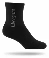 Шкарпетки жіночі Liv Quater Sweet білий XS/S р. 34-37 — чорний