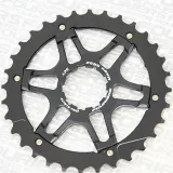 Звезда задняя шоссе Fouriers Shimano 11шв алюминий 32Т красный — чорний