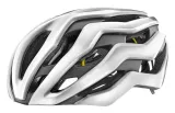 Шолом велосипедний Giant Rev Pro MIPS матовий металік чорний m/55-61см — глянцевий металік білий