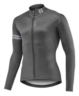 Веломайка з довгим рукавом Giant Podium Mid-Thermal Cyan/білий S — чорний/сірий