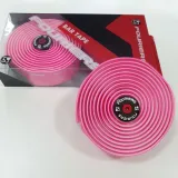 Обмотка керма Fouriers Bartape 3.0мм поліуретан заглушки з болтом зелений — яскраво-рожевий