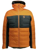 Куртка SCOTT ULTIMATE GTX Infinium Down frost green/tree green - L — copper orange/tree green
