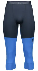 Термоштаны SCOTT DEFINED MERINO aruba green - L — dark blue/skydive blue