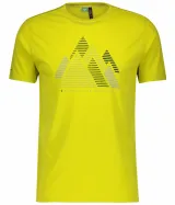 Футболка SCOTT DEFINED DRI GRPH dark grey - XXL — sulphur yellow