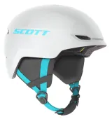 Гірськолижний шолом підлітковий SCOTT KEEPER 2 PLUS granite black - M — білий/блакитний