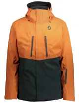 Куртка SCOTT ULTIMATE DRX dark blue/earth brown - L — copper orange/tree green