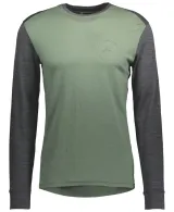 Термомайка SCOTT DEFINED MERINO dark blue/skydive blue - M — frost green/dark grey melange