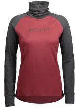 Термомайка SCOTT W DEFINED MERINO light grey melange/dark blue - XL — сіро/рожева