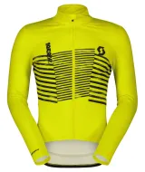 Веломайка з рукавом SCOTT RC TEAM WARM GRAPHICS fir green - M — sulphur yellow