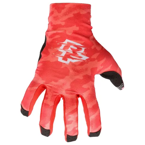 Велоперчатки RACE FACE AMBUSH CAMO GLOVES red S