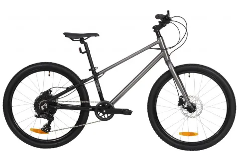 Велосипед 24" Pride GLIDER 4.2 2025 темно-сірий