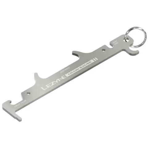 Измеритель износа цепи LEZYNE CHAIN GAUGE Серебристый Y14