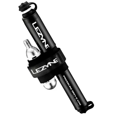 Насос LEZYNE комбінований PRESSURE DRIVE CFH з 16г балоном Чорний 120psi Y13