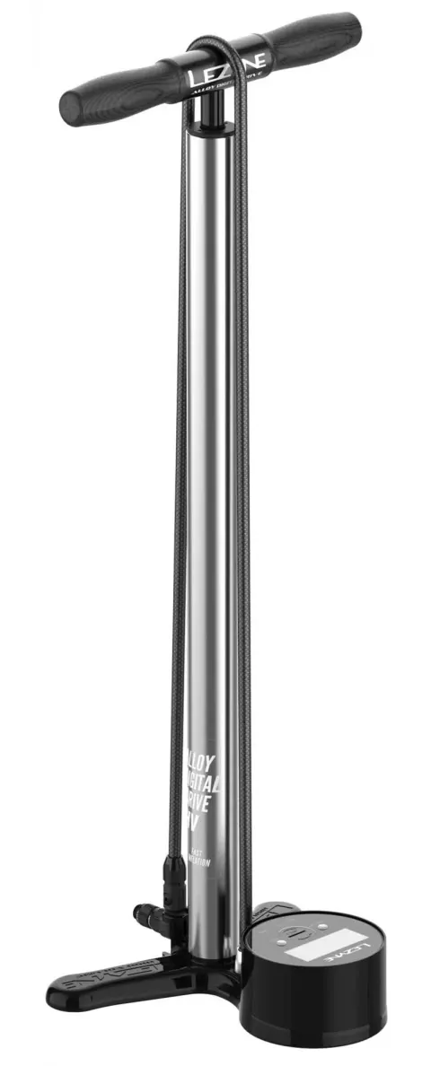 Підлоговий насос LEZYNE ALLOY DIGITAL DRIVE HV Манометр 3,5" Сріблястий 100psi Y18