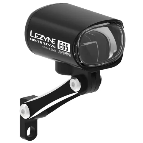 Передний свет для электровелосипеда LEZYNE EBIKE HECTO STVZO E65 Черный 210 люменов Y14