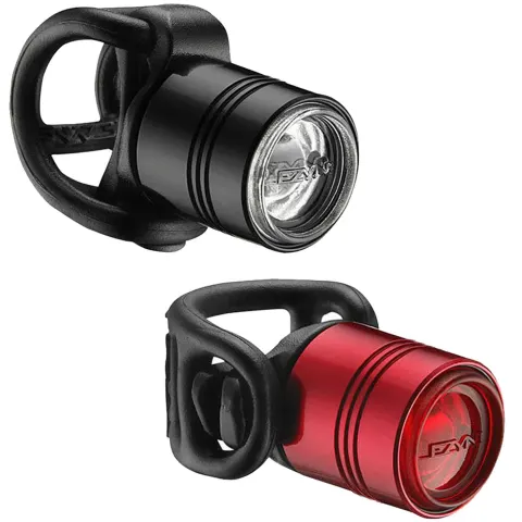 Комплект світла LEZYNE FEMTO DRIVE PAIR Чорний/Червоний 15/7 люменів Y13
