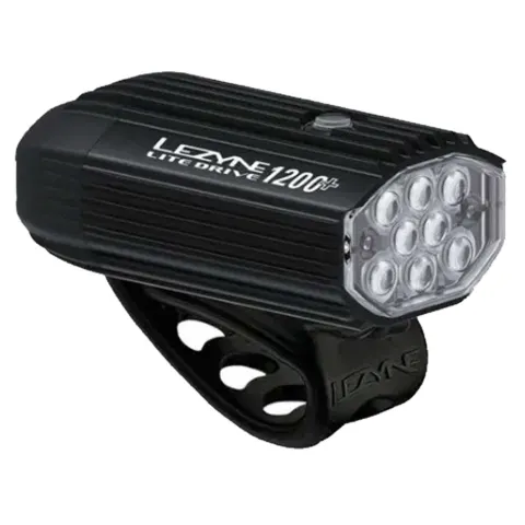 Переднє світло LEZYNE LITE DRIVE 1200+ FRONT Чорний матовий 1200 люменів Y17