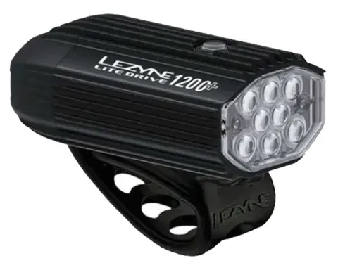 Переднє світло LEZYNE LITE DRIVE 1200+ FRONT Чорний матовий 1200 люменів Y17