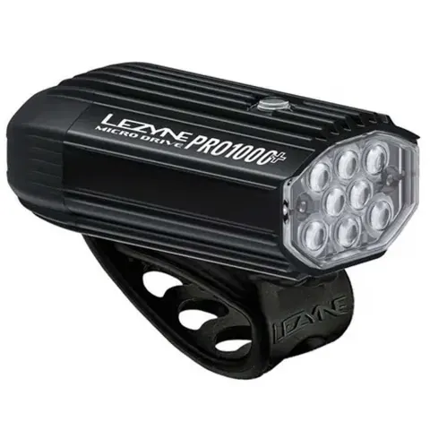Переднє світло LEZYNE MICRO PRO 1000+ FRONT Чорний матовий 1000 люменів Y17