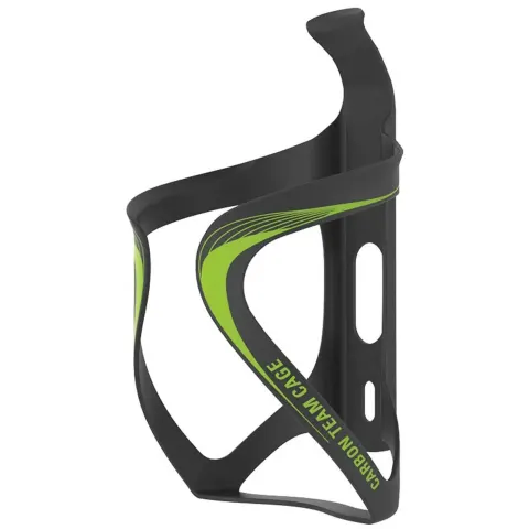 Фляготримач LEZYNE CARBON TEAM CAGE Чорний матовий/Зелений Y14