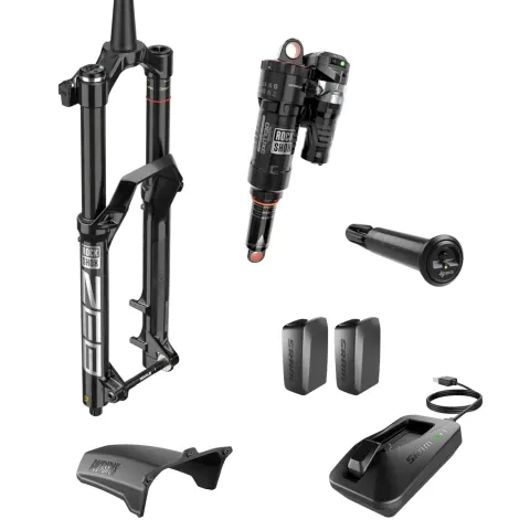 Комплект підвіски RockShox Flight Attendant Upgrade Kit - (ZEB 29 FA 170, SuperDeluxe205x60FA Trunnion/No Bushing, DubFA Pedal Sensor, 2 Batteries w/charger) A1 - Specialized Enduro
