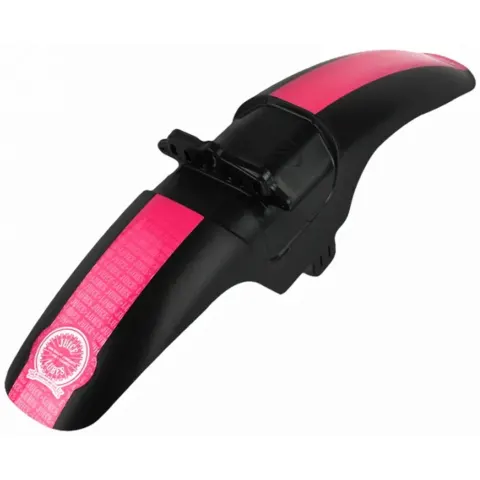 Крило JUICE LUBES, Mudhugger EVO Bolt-On, LONG, Default fitting for FOX, PINK