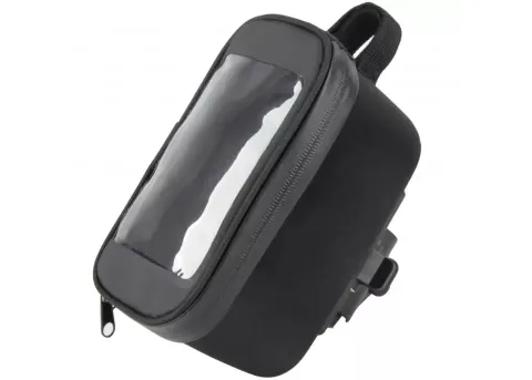 Сумка на верхню трубу рами Green Cycle Phone hard bag, із відділенням для телефону, 19x10,5x10, чорний