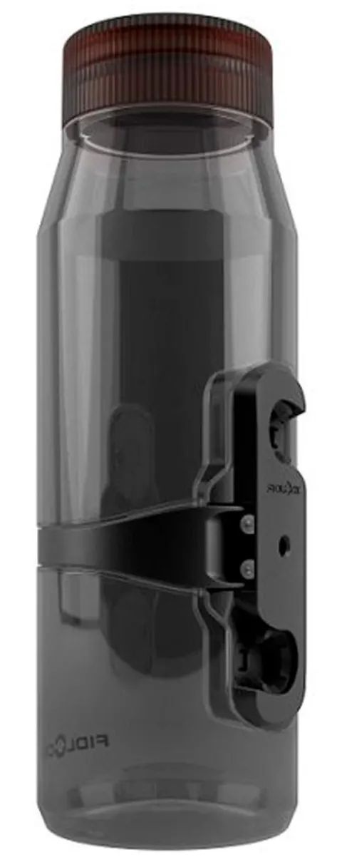 Фляга с коннектором и базой FIDLOCK TWIST bottle 700мл., прозрачный/черный