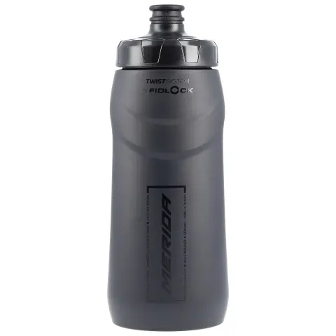 Фляга + Флагодержатель MERIDA/FIDLOCK Matt Black, Glossy Black 620 ccm Bottle with connector