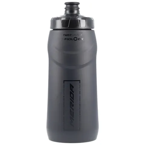 Фляга MERIDA/FIDLOCK Matt Black, Glossy Black 620 ccm, Bottle with connector