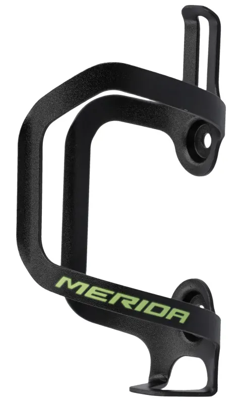 Фляготримач MERIDA Pure Black, green shiny Alloy 2 steel bolts SIDELOAD