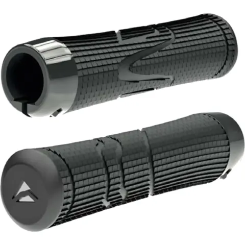 Гріпси MERIDA GRIPS/MERIDA EXPERT 33MM*W:140MM, BLACKWITH ALLOY CLAMP RING