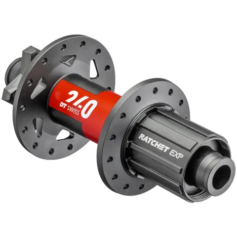 Втулка задня DT Swiss, 240 142/12 IS-6 bolt SL EXP, HG, 12x142, промисловий, 142 мм, 6 болтів, 28H