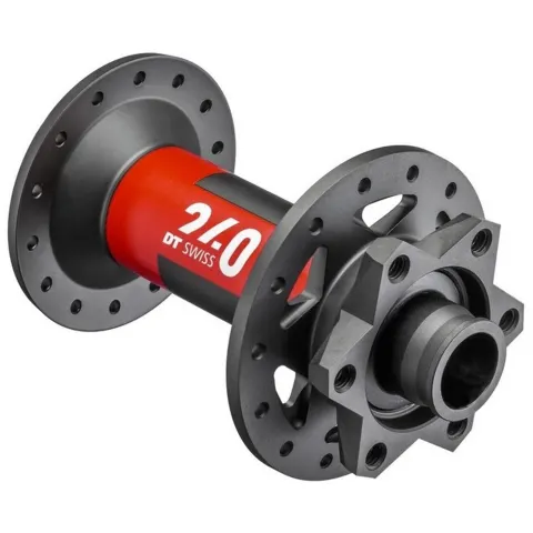 Втулка передняя DT Swiss, 240 110/15 IS-6 bolt ,15x110, промышленный, 110 мм, 6 болтов, 28H