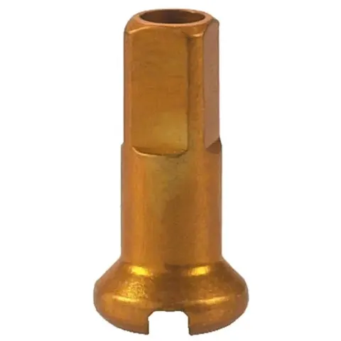 Ниппели алюминиевые DT nipples in light alloy gold 2.0 x 12 mm 30-008 х100шт