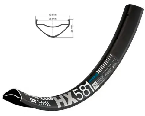 обод DT SWISS HX 581 27x35 DISK BRAKE 28отв.