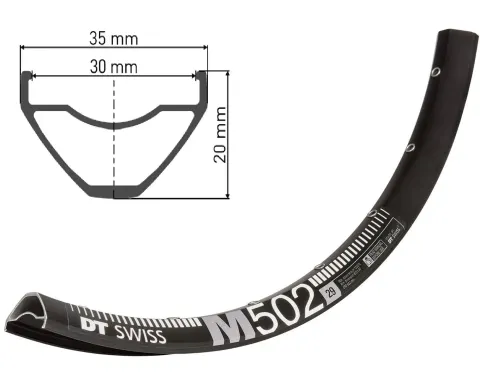 Обід DT SWISS M 502 29x30 DISK BRAKE 28отв.