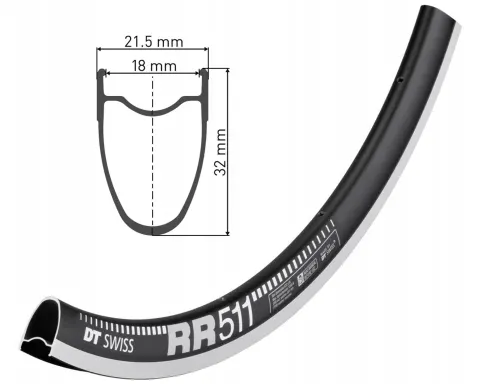 Обід DT SWISS RR 511 29x18 RIM BRAKE 24отв.