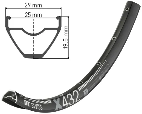 обод DT SWISS X 432 29x25 DISK BRAKE 32отв.