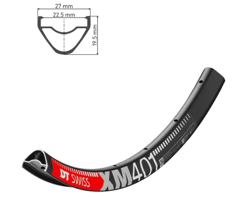 обод DT SWISS XM 401 29x225 DB P WA 28 BL 01P STD VI