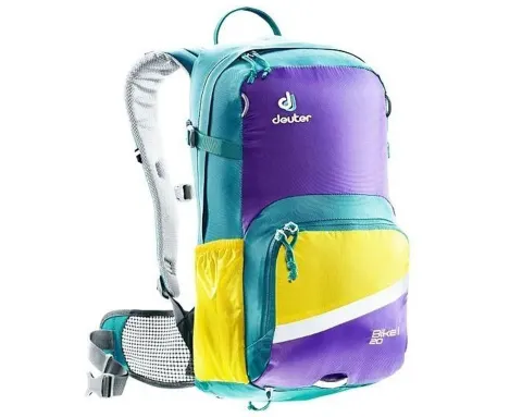 Рюкзак DEUTER Bike I 20 цвет 3363 petrol-violet Велосипедный