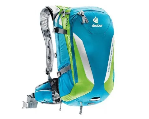 Рюкзак DEUTER Compact EXP 16 цвет 3214 petrol-kiwi Велосипедный