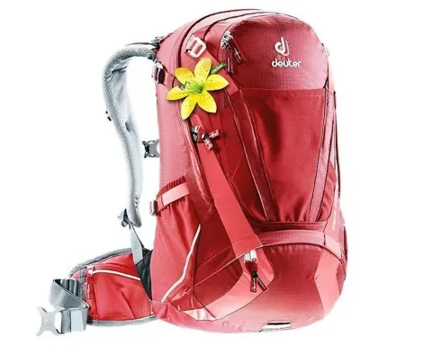 Рюкзак DEUTER Trans Alpine 28 SL колір 5553 cranberry-coral Велосипедний