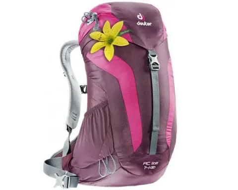 Рюкзак DEUTER AC Lite 14 SL колір 5509 aubergine-magenta Для походів