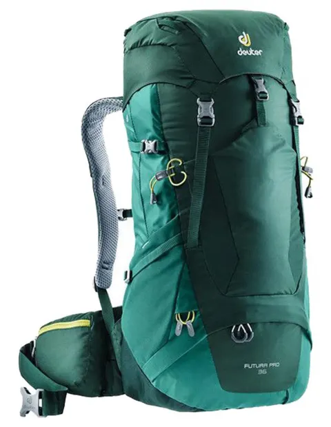 Рюкзак DEUTER Futura PRO 36 колір 2235 forest-alpinegreen Для походів