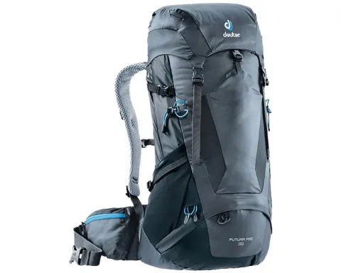Рюкзак DEUTER Futura PRO 36 колір 4701 graphite-black Для походів
